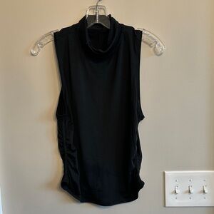 lululemon athletica Black Sleeveless Mock Neck Tank